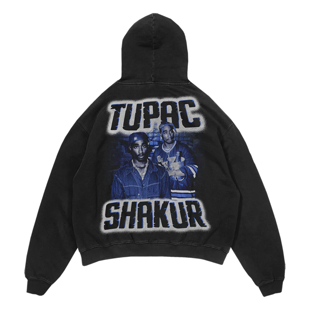 All Eyez On Me Black Hoodie - Image 2