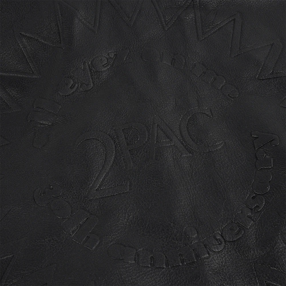 All Eyez On Me Leather Bomber - Image 4