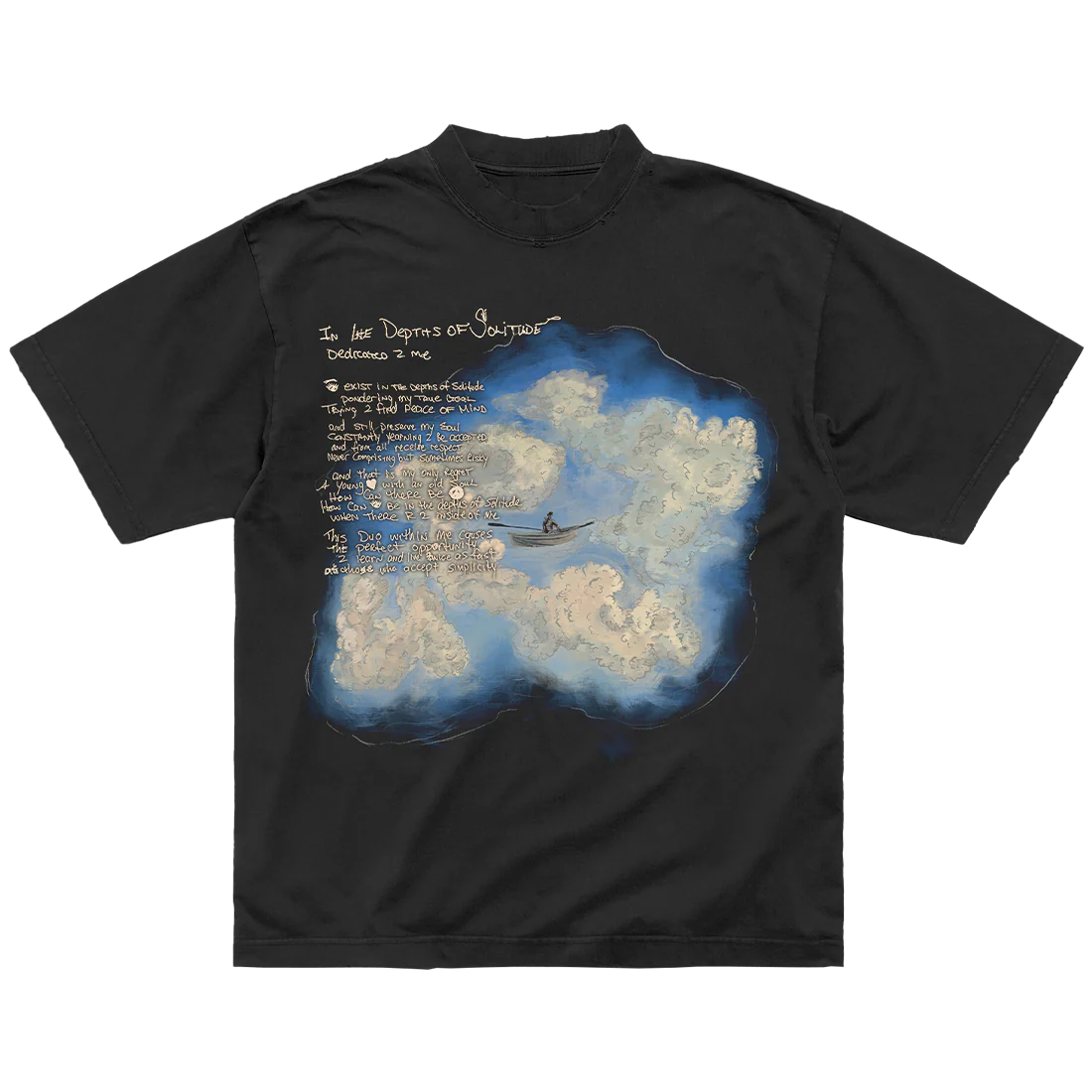 Depths of Solitude Black T-Shirt